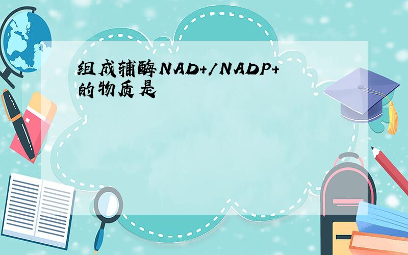 组成辅酶NAD+/NADP+的物质是