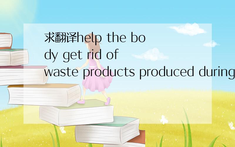求翻译help the body get rid of waste products produced during the night