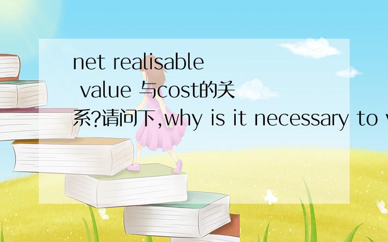 net realisable value 与cost的关系?请问下,why is it necessary to value the inventory at the lower cost and net realisable vaule