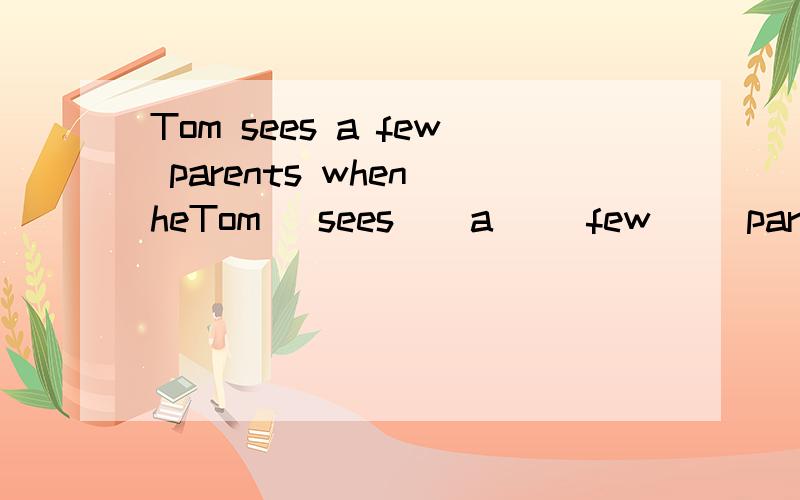 Tom sees a few parents when heTom   sees    a     few     parents     when he       _____(walk)       to       school .(用括号中单词的正确形式填空)