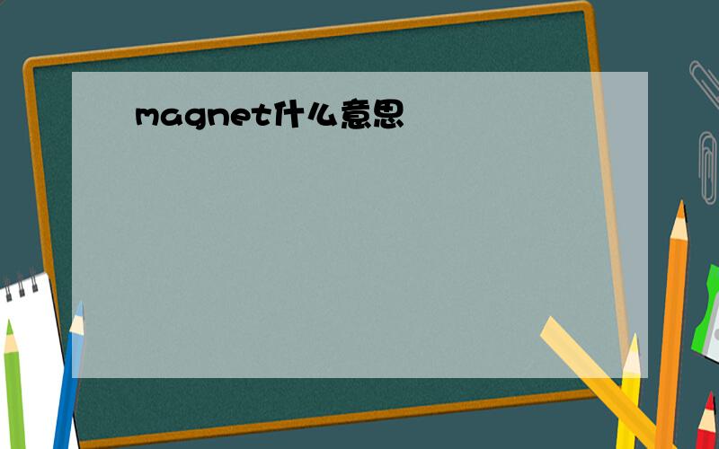 magnet什么意思