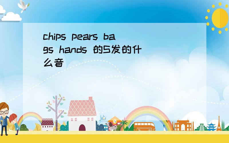 chips pears bags hands 的S发的什么音