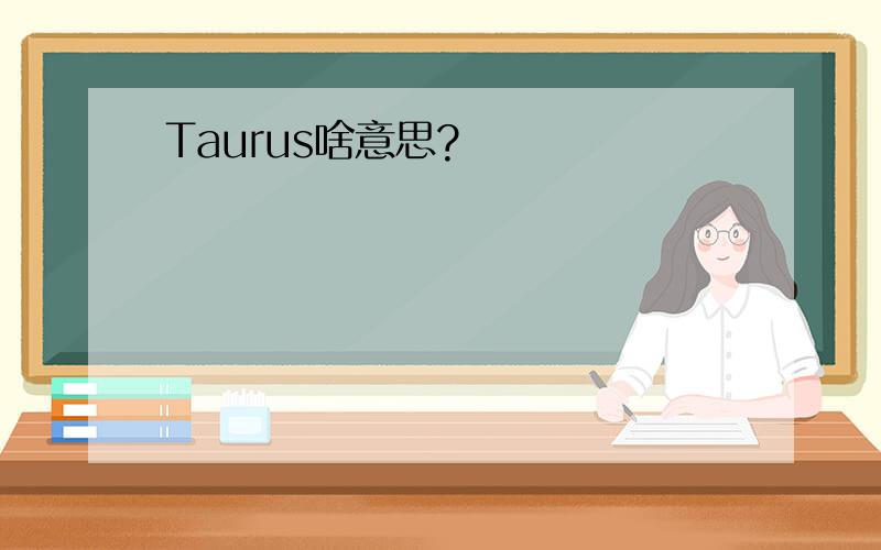 Taurus啥意思?