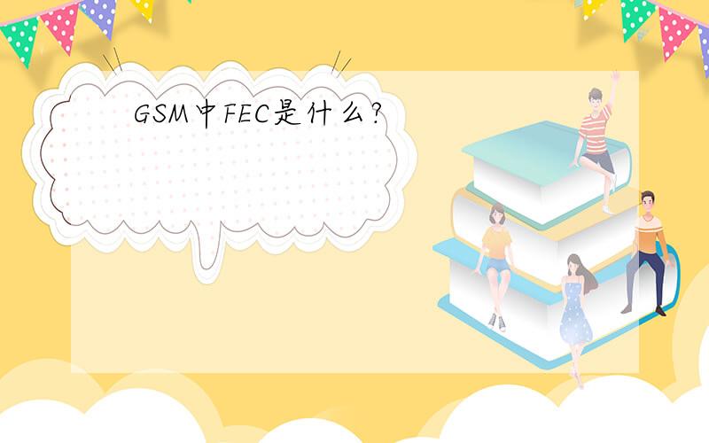 GSM中FEC是什么?