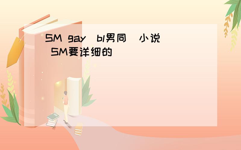 SM gay(bl男同)小说 SM要详细的
