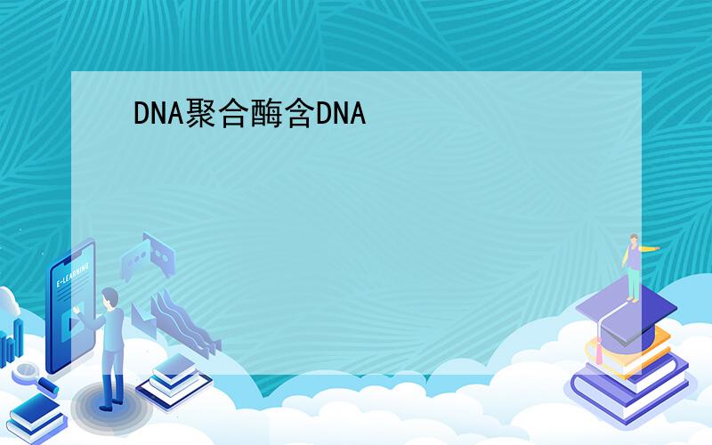 DNA聚合酶含DNA
